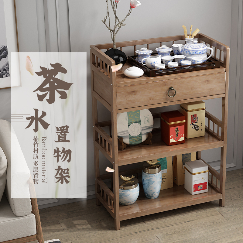 Commercial Kitchen Ceiling - Bamboo and wood shelves, movable living