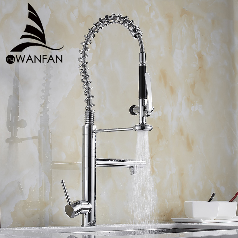 Commercial Kitchen Taps - Vòi Bếp Chrome Đồng Thau Cao