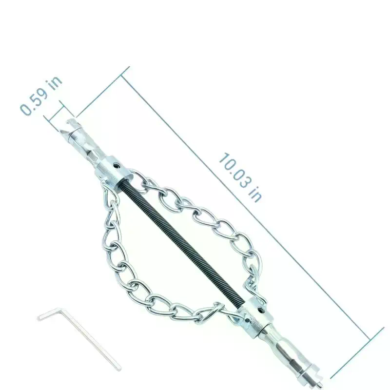 Commercial Kitchen Maintenance - Flex Shaft Sewer Descaling Chain 16MM