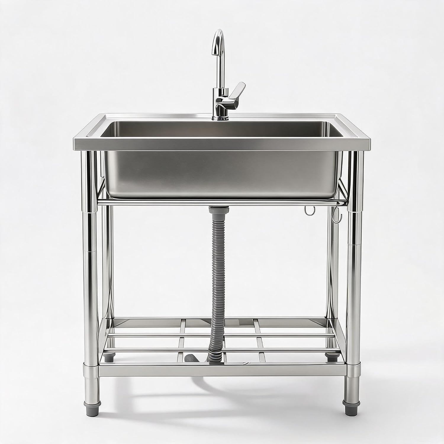 Stainless Steel Utility Sink W - đánh giá và giá Commercial Kitchen Taps
