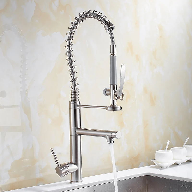 Vòi Bếp Chrome Đồng Thau Cao V - đánh giá và giá Commercial Kitchen Taps
