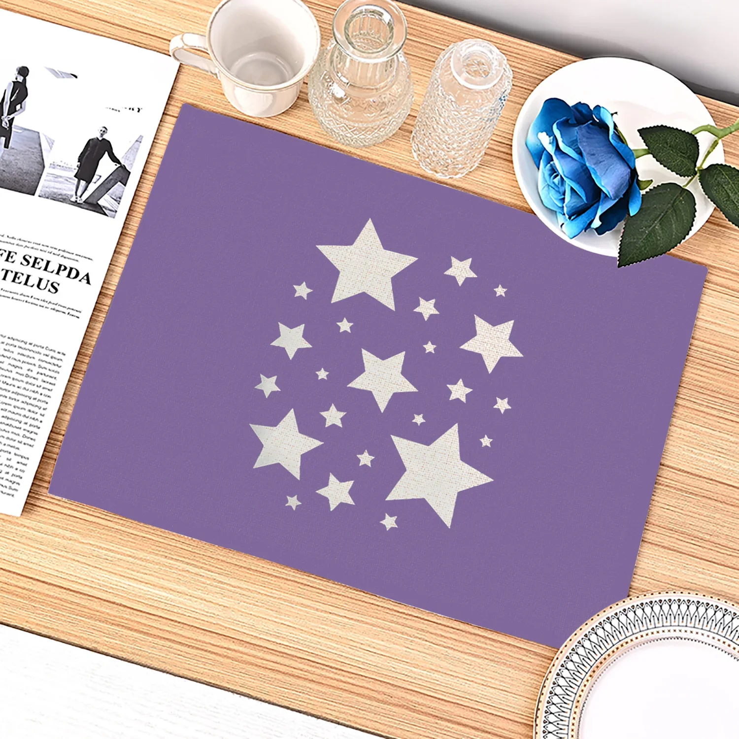 Purple Geometric Pattern Kitch - đánh giá và giá Commercial Kitchen Table