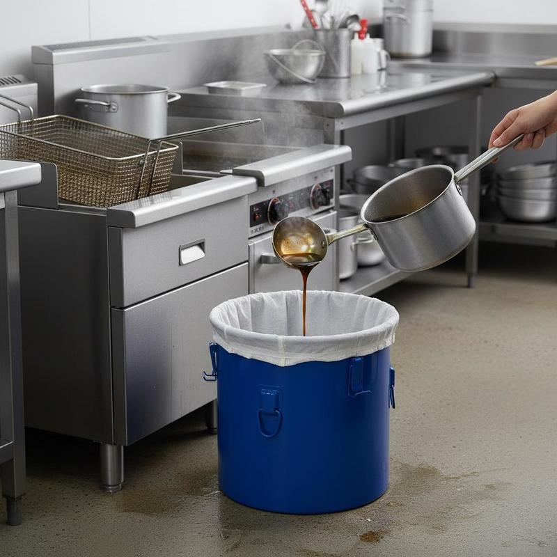 Carbon Steel Oil Disposal Cont - đánh giá và giá Commercial Kitchen Oil Disposal