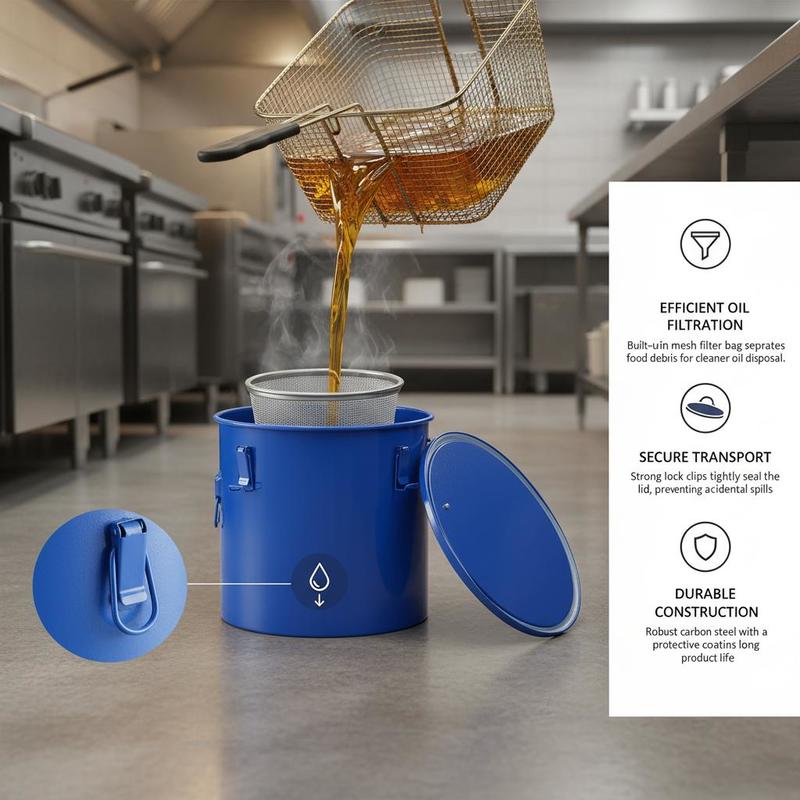 Carbon Steel Oil Disposal Cont - đánh giá và giá Commercial Kitchen Oil Disposal