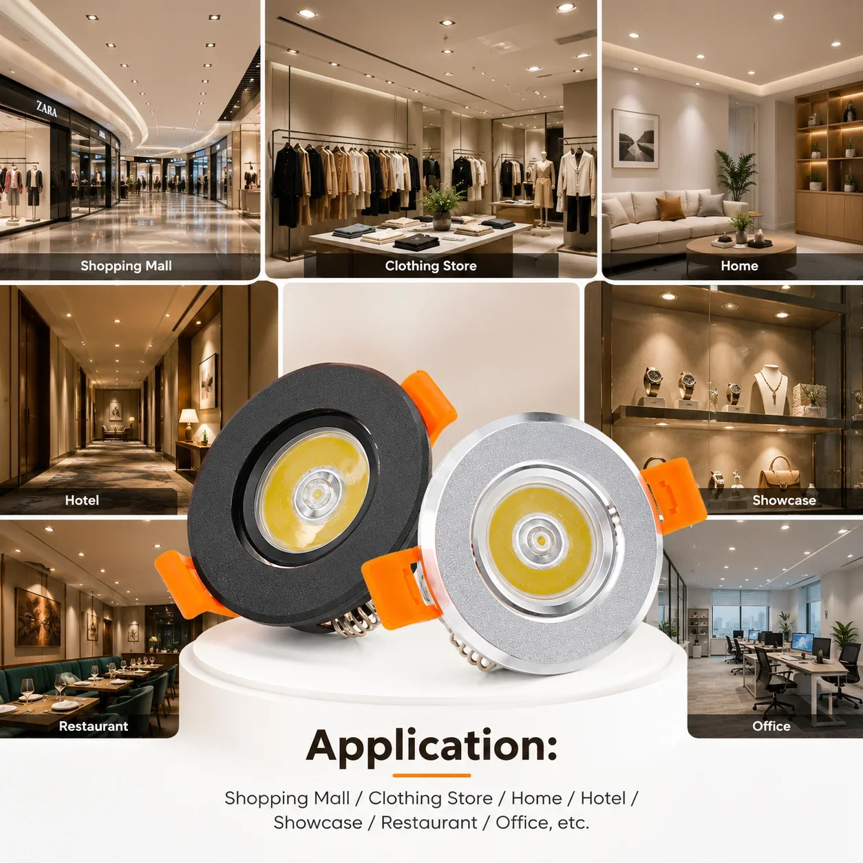 JOYINLED Adjustable LED Recess - đánh giá và giá Commercial Kitchen Ceiling