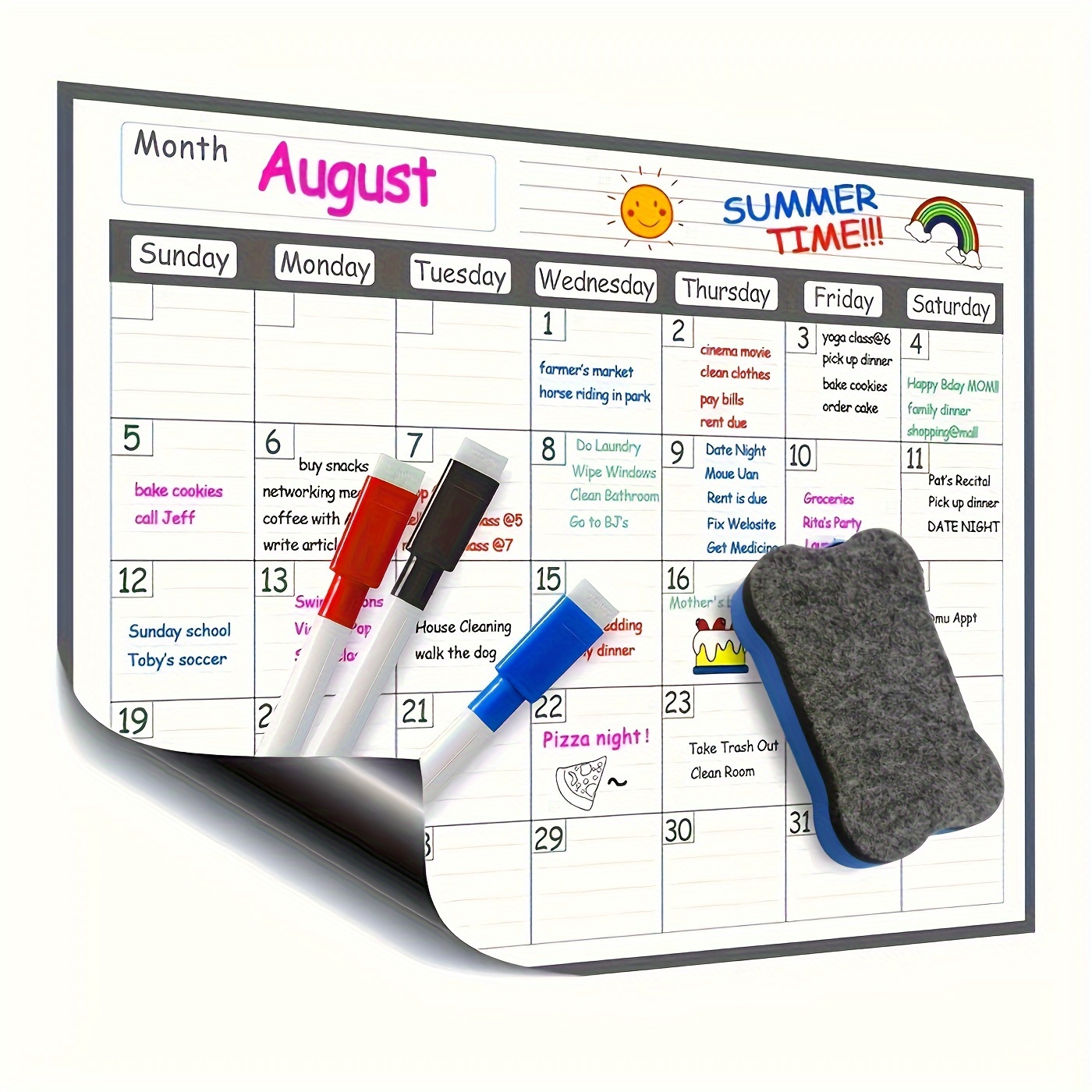 Magnetic refrigerator calendar - đánh giá và giá Commercial Kitchen Layout
