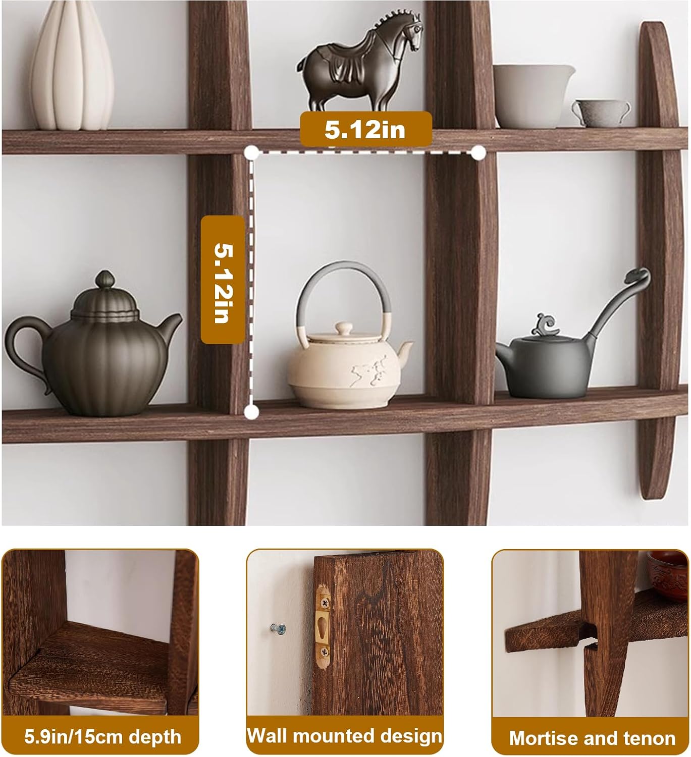 Solid Wood Chinese Tea Cup Hol - đánh giá và giá Commercial Kitchen Walls