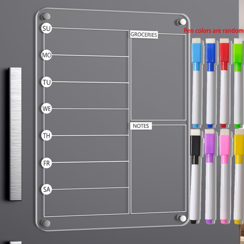 Acrylic Meal Planner Magnetic  - đánh giá và giá Commercial Kitchen Layout