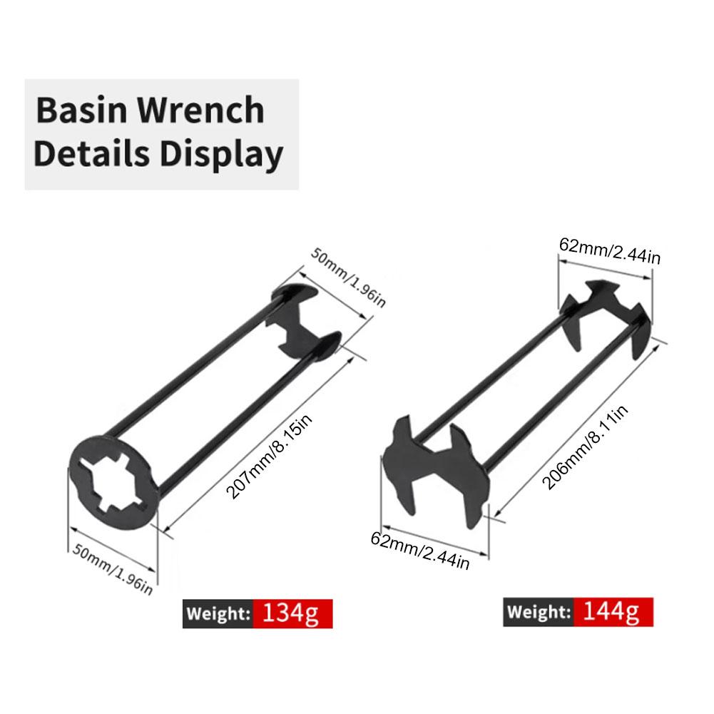 Sink Wrench 2-Piece Set, Narro - đánh giá và giá Commercial Kitchen Taps