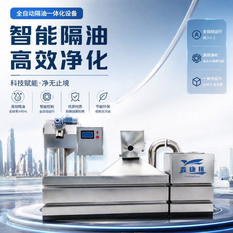 Full Automatic Grease Intercep - đánh giá và giá Commercial Kitchen Grease Interceptor