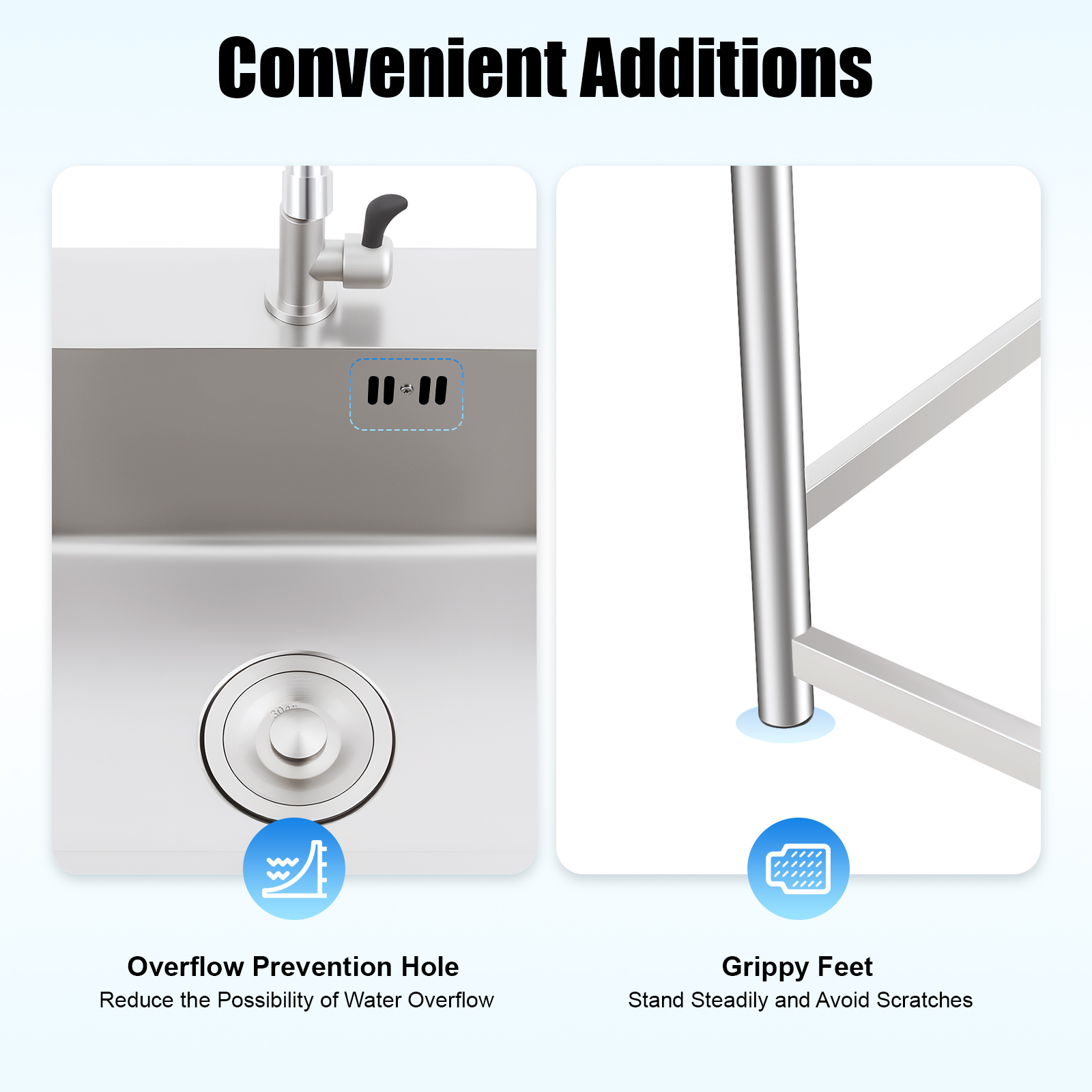 Utility Sink Stainless Steel S - đánh giá và giá Commercial Kitchen Taps