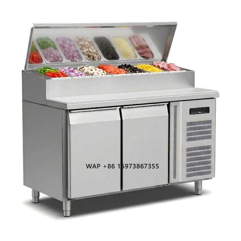 OEM Counter Fridge Sandwich Pr - đánh giá và giá Commercial Kitchen Table