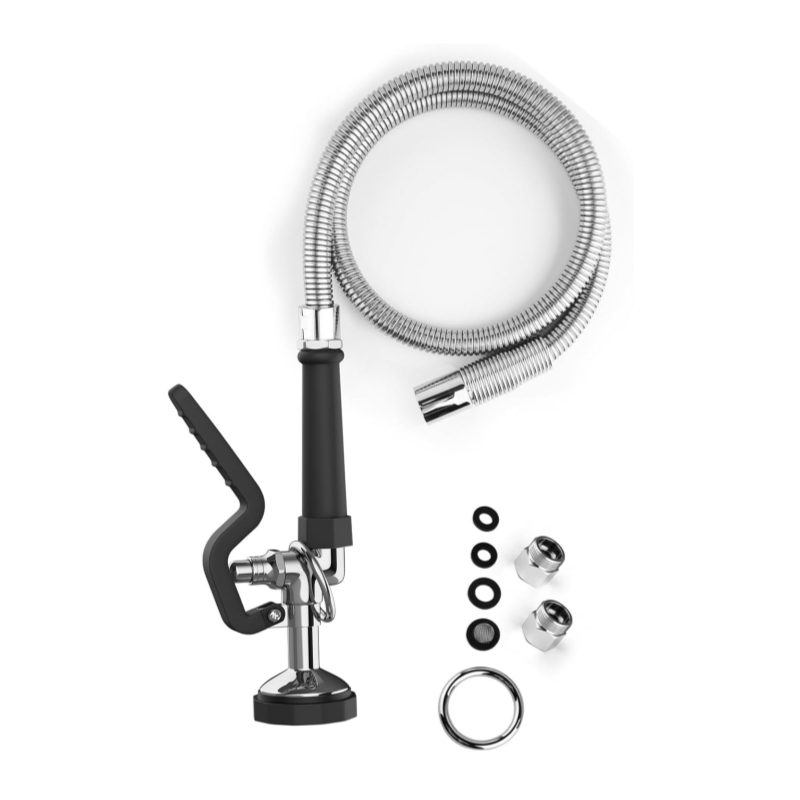 45” Stainless-Steel Hose with  - đánh giá và giá Commercial Kitchen Taps
