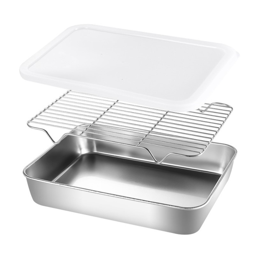 Stainless Steel Baking Pan Tra - đánh giá và giá Pizza Conveyor Oven