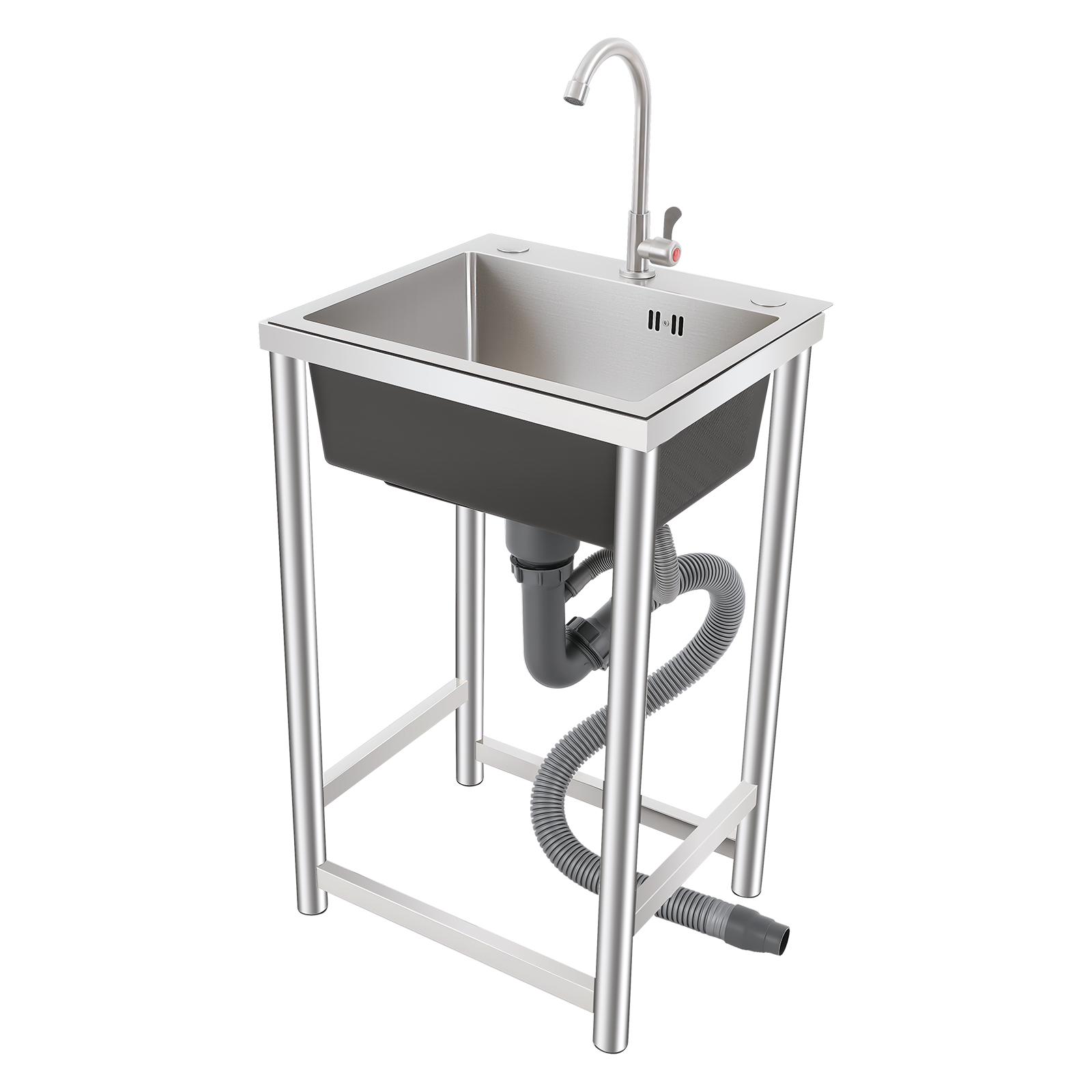 Freestanding Kitchen Sink with - đánh giá và giá Commercial Kitchen Taps