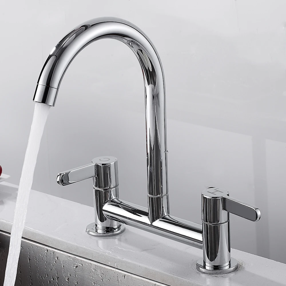 Kitchen Faucet Modern Double H - đánh giá và giá Commercial Kitchen Taps