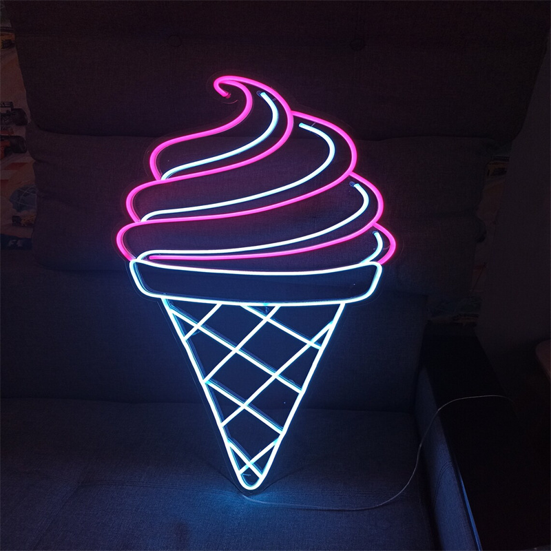 Ice Cream LED Neon Light | Wal - đánh giá và giá Commercial Kitchen Walls