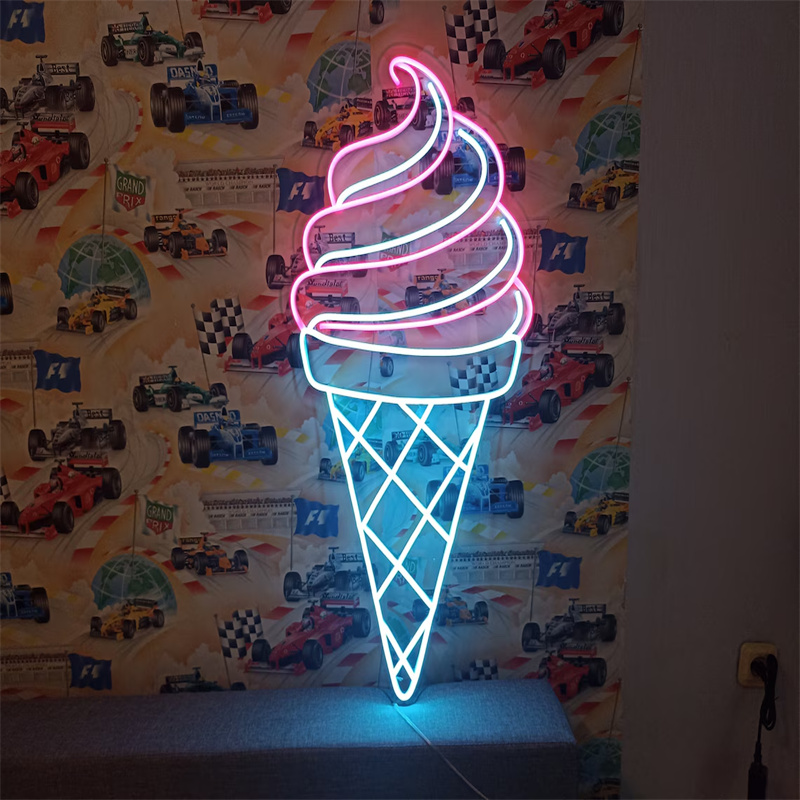 Ice Cream LED Neon Light | Wal - đánh giá và giá Commercial Kitchen Walls