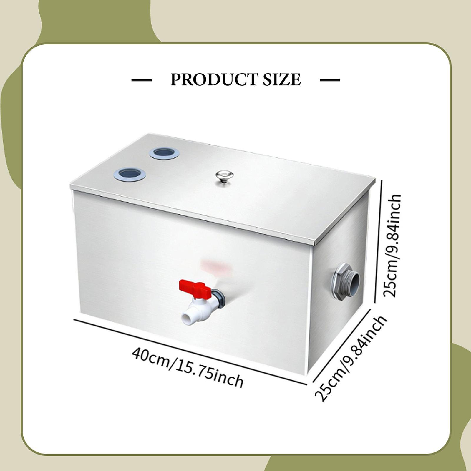 Commercial Grade Stainless Ste - đánh giá và giá Commercial Kitchen Grease Interceptor