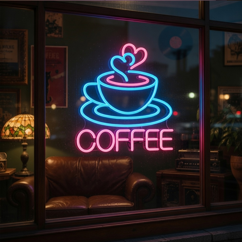 Coffee Neon Sign LED Neon Ligh - đánh giá và giá Commercial Kitchen Walls
