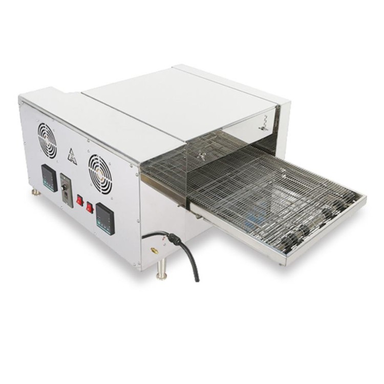 Chain Electric Pizza Bread Bak - đánh giá và giá Pizza Conveyor Oven