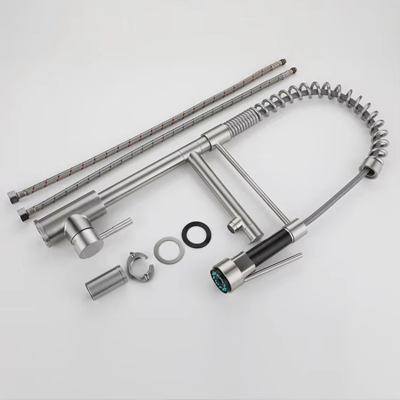 Modern Design 3-Way Spring Pul - đánh giá và giá Commercial Kitchen Taps