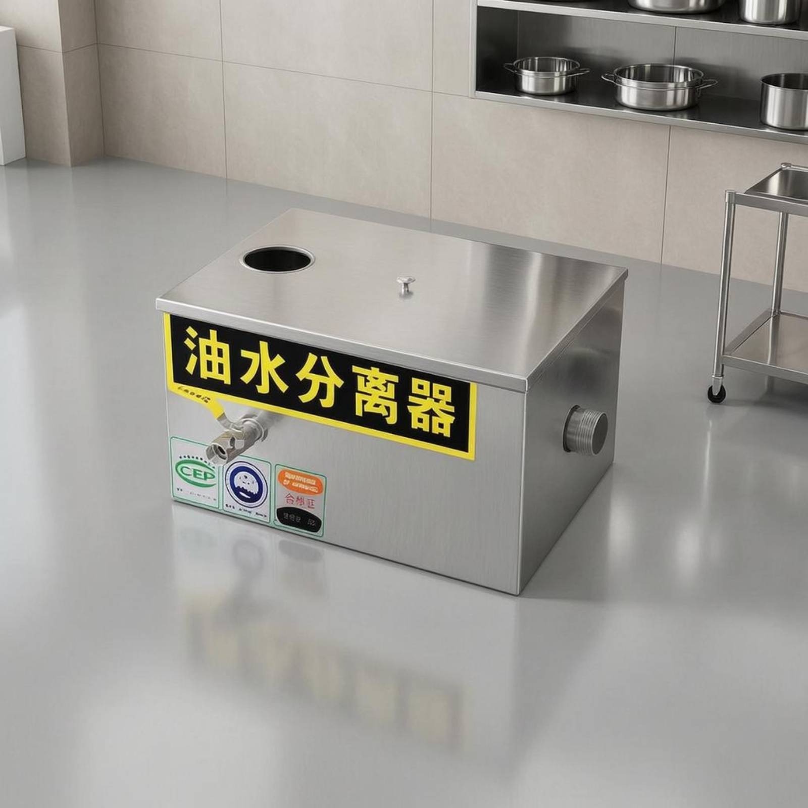Commercial Kitchen Oil-Water S - đánh giá và giá Commercial Kitchen Grease Interceptor
