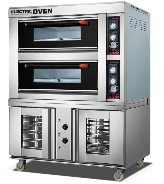 Commercial 1 2 Deck 2 4 Trays  - đánh giá và giá Pizza Conveyor Oven